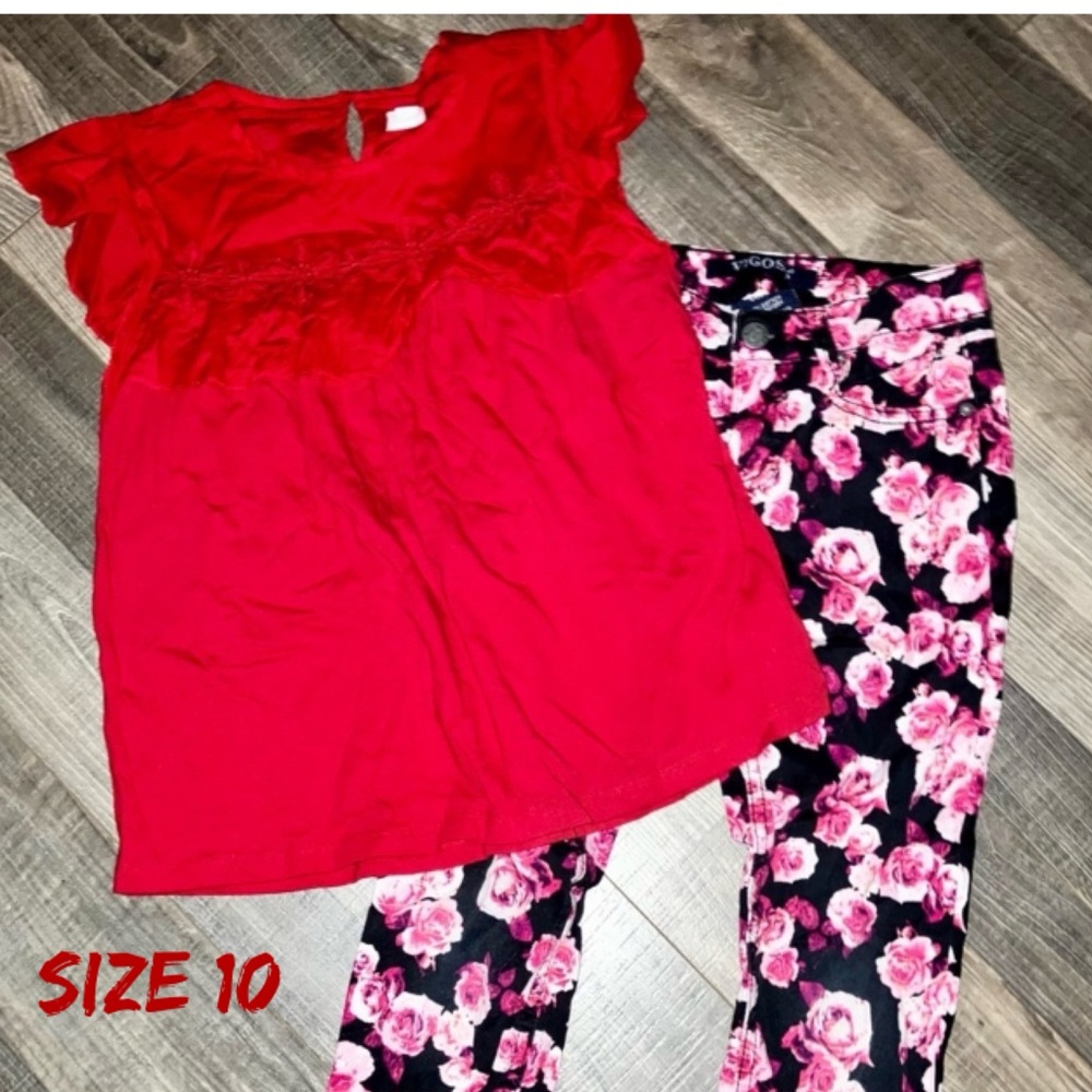 Girl’s Adorable Capri Set EUC and clean condition